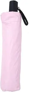 [Haofy] Foldable Parasol Portable UV Protection Automatic Parasol Pink Outside, Mini Travel Umbrella, Portable Light and Compact with 99% UV Protection Against Sun and Rain