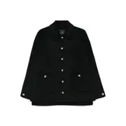 [Anine Bing] Anine Bing Button-fastening Patch-pocket Jacket S BLACK