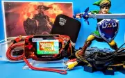 Gameboy Advance IPSV4 TV-OUT 10 Upgrade Model GBA Dark Link Zelda Edition Bundle