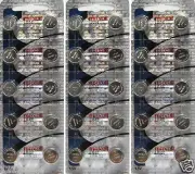 30 Pack Maxell LR44 AG13 357 Button Cell Battery NEW HOLOGRAM PACKAGE