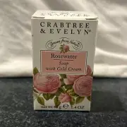 Crabtree & Evelyn Rosewater with Cold Cream Soap Travel Size 1.4 oz