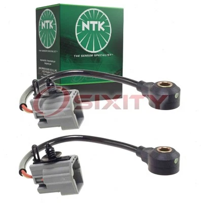2 pc NGK NTK Ignition Knock Detonation Sensors for 2015 Lincoln MKZ 2.0L L4 zf