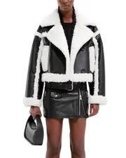 Stand Studio Kristy Faux Shearling Jacket