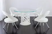 Timmy Modern Glass Dining Table