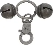 Sosoport Pet Bell Dog Bells Bell for Dog Collar Dog Collar Bells for Small Dogs Collar Bells for Pets Vintage Bells Cat Bell Collar Bells for Dog Collars Jingle Bell Craft Bells Grey Brass