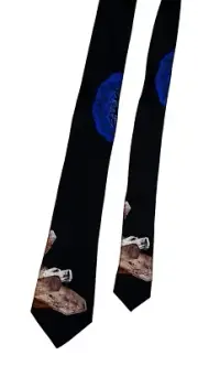 Paul Smith Silk Neck Tie Geodes Minerals Crystals Gems Mineralogy Italy NWT