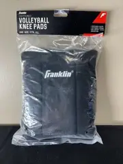 Franklin Sports Volleyball Knee Pads Black One Size Fits All OSFA Knee Pads