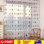 Kids Lightweight Gauze Curtain Car Pattern Tulle Curtains for Room Door Window