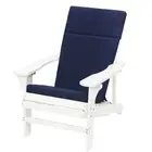 Adirondack Chair High Density Foam Cushions,High Back Outdoor Rocking Chair C...