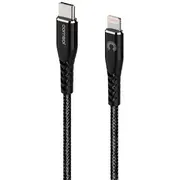 Comsol Kevlar USB-C to Lightning MFi Cable 1.2m Black