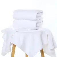 在飛比找蝦皮購物優惠-高檔純棉浴巾 全棉加大毛巾 美容毛巾 美容床巾 加厚美容院白