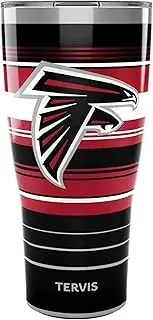 Tervis Traveler NFL Atlanta Falcons - Hype Stripes Triple Walled Insulated Tumbler Travel Cup Keeps Drinks Cold & Hot, 30oz, Stainless Steel
