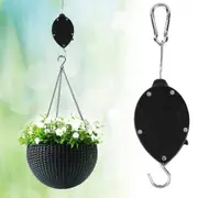 Retractable Hanging Hook Basket Pull Down Hanger Garden Plant Pot Hooks