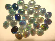 Opal Stones Natural Triplet Parcel Lot 10x8mm Oval 30 Piece's. item 190126.
