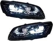 Compatible For VW Passat B7 US Version 2011-2015 Car Headlight LED Car Assembly Upgrade High Configure Bifocal Lens Front Lamp Accessories