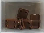 LEGO Parts - Reddish Brown Plate, 2 x 3 Inverted Rocker Plate - No 30166 - QTY 5