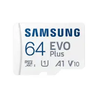 在飛比找Yahoo!奇摩拍賣優惠-【現貨】Samsung/三星64G TF存儲卡EVO Plu