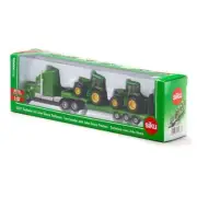1:87 Siku 1837/1805 Farmer John Deere/New Holland Tractors Trailer Diecast Toys