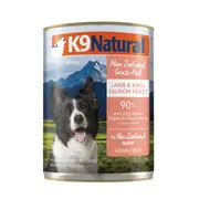 K9 Natural Lamb & Salmon Feast Grain Free Wet Dog Food (12 x 370g cans)