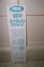 Vintage VESS COLA Mystery Puzzle bottle caps original sleeve new old stock nrmt