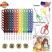 Lightweight 60-Piece Scissors Set - Comfortable Grip for All Your Crafting Needs