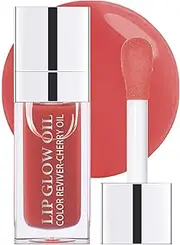 UKKQES Hydrating Lip Glow Oil, Plumping Lip Gloss, No-Sticky Transparent Moisturizing Lip Balm, Natural Lip Plumper Gloss Make Lips Fuller and Moisturizing 04