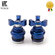 For Ninja 250R 2008-2012 CNC Front Preload Adjusters Fork Bolt Screws Adjustors