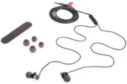 AIWA - Compact Stereo Earphones with Mic & Controller, Grey