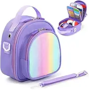 Case for Yoto Mini (2024 Edition) - Travel Storage Bag with Card Holder for Up to 30 Cards, Protective Case with Shoulder Strap for Audio Music Player & Headphone Accessories
