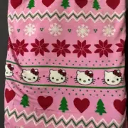 Hello Kitty Pink Holiday Bamboo Blanket