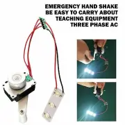 Micro 3 Phase AC Wind Generator LED Turbines Brush Mini Hand Cranked Motor 24V