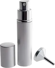 Oenophilia Martini Atomizer with Funnel - Aluminum Alcohol Spray Bottle, Atomizer Sprayer, Vermouth, Martini Mister, for Cocktails, Absinthe