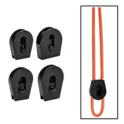 50Pcs Shoelace Wheel Cord Lock Stoppers Strap Tightener Multi-use Cord Fastener