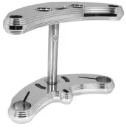 41mm Billet Chrome Pyramid Triple Tree 5 rake For Harley Softail Chopper 36213