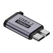 Micro-B Male to Type C Female Adapter Type-C USB3.0 Micro-B Connector for External Hard Drive Disk HDD Cable Adapter Space Gray