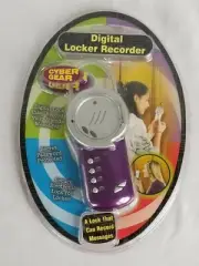 Cyber Gear Purple Digital Locker Recorder A Lock That Can Record Messages