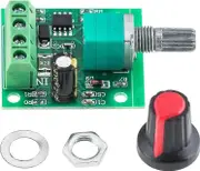 4Pcs 1.8v 3v 5v 6v 7.2v 12v 2A PWM Speed Controller DC Motor Voltage Regulator, Volt Regulator LED Dimmer, Adjustable Control Switch