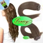 Double Silicone Lined MicroBeads Micro Ring Loop Link Remy Human Hair Extensions