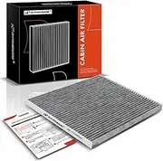 A-Premium Cabin Air Filter with Activated Carbon Compatible with Nissan Altima 2007-2012, Maxima, Murano 2009-2014, Quest 2011-2017, 2.5L 3.5L, Replace# 27277JA000