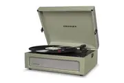 CROSLEY Crosley Voyager Sage - Bluetooth Portable Turntable & Record Storage Crate Copy