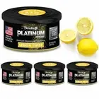 4 Paradise Platinum Organic Air Freshener Fiber Can Lasting Scent Lemon Twist