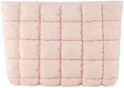 HFLZBRO Puffy Quilted Makeup Bag, Cosmetic Bag, Travel Toiletry Organizer Pouch, Clutch for Wom, pink, Puffy Quilted Makeup Bag