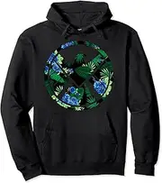 [Marvel] Agents Of Shield Floral Paradise Icon Pullover Hoodie