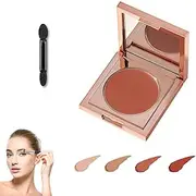 Oloty Under Eye Corrector, Colored Clay CC Undereye Corrector, Color Correctors For Dark Circles With Brush, Conceal & Brighten Dark Circles, Suitable For All Skin Tones (Orange)