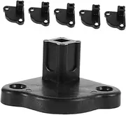 LOORGVEL 6pcs Lightweight Tent Base Bracket Portable Awning Replacement Parts for Camping Durable Plastic Support for Canopy Tent Stability Uneven Surfaces