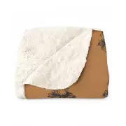 Bonfire Campfire Sherpa Blanket