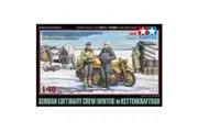 Tamiya 1/48 German Luftwaffe Crew (Winter) w/Kettenkraftrad Kit