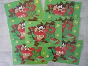 Looney Tunes Tasmanian Devil 'TAZ' Christmas Holiday Greeting Cards (8)ct