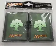 Ultra Pro Magic The Gathering MTG 80 Deck Protector Sleeves MANA GREEN #24556
