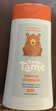 T Is For Tame Baby Taming Shampoo Vegan With Coconut Sunflower Seed 6.76 oz NEW